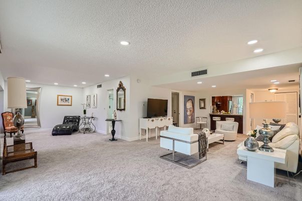 Interior, Living room, Recessed Lighting