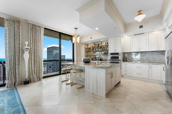 Interior, Kitchen, Pendant Lights, Recessed Lighting, Stainless Steel Appliances, Water