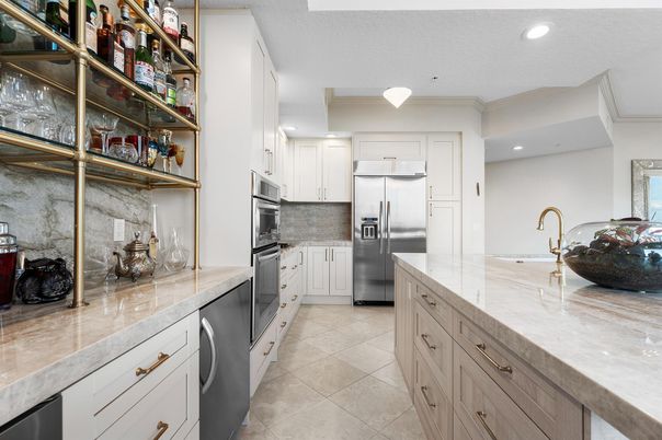 Interior, Kitchen, Recessed Lighting, Stainless Steel Appliances