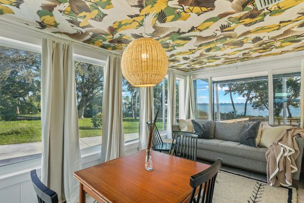 Dining room, Interior, Living room, Sun Room, Water