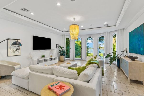 Chandelier, Interior, Living room, Recessed Lighting