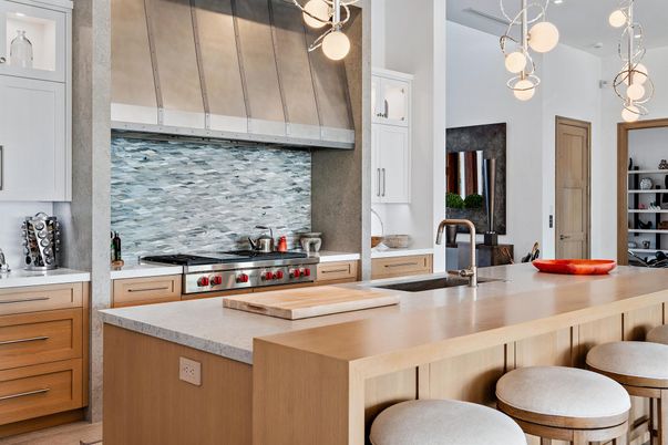 Interior, Kitchen, Pendant Lights, Stainless Steel Appliances
