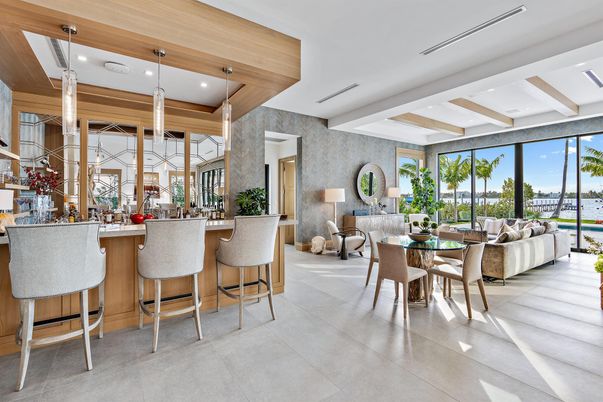 Dining room, Interior, Living room, Recessed Lighting, Water