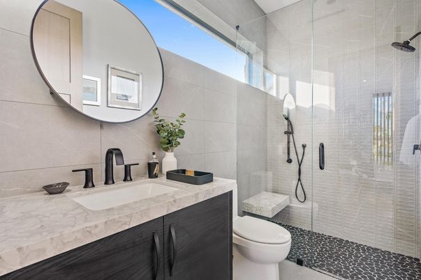 Bathroom, Glass Shower, Interior