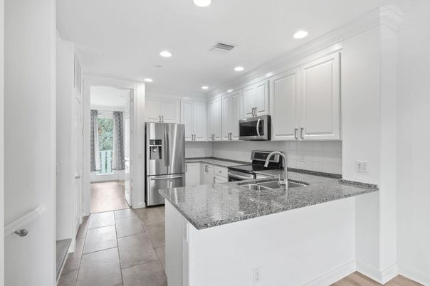 Interior, Kitchen, Recessed Lighting, Stainless Steel Appliances