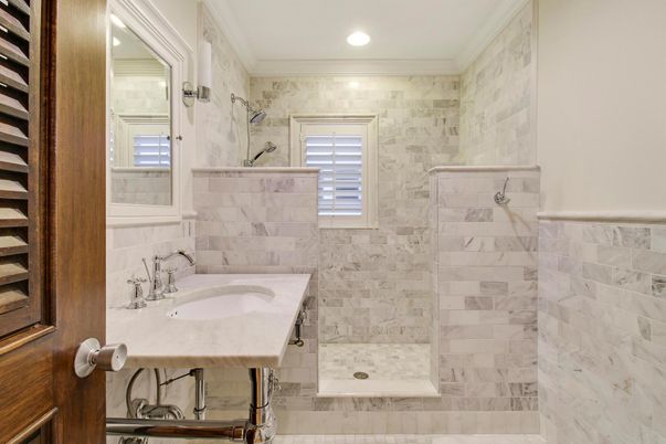 Bathroom, Interior, Recessed Lighting