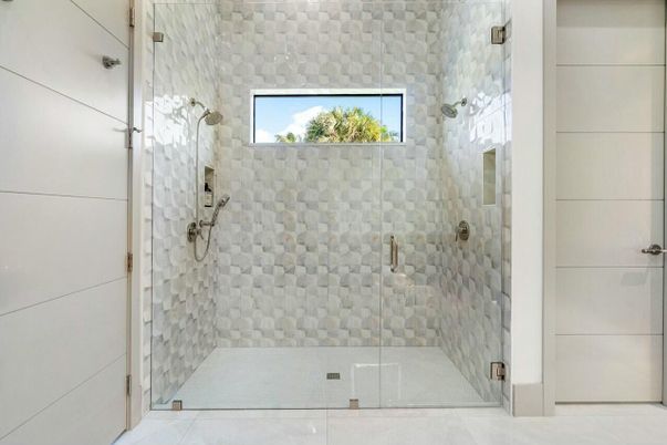Bathroom, Glass Shower, Interior