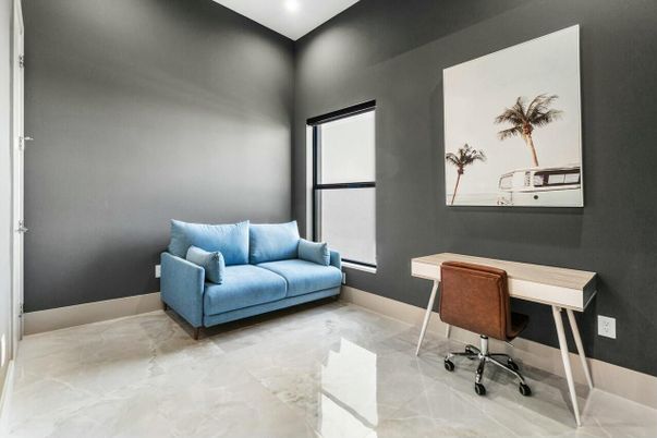 Home Office, Interior, Recessed Lighting