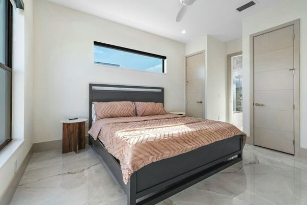 Bedroom, Interior, Recessed Lighting