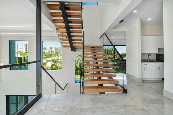 Interior, Marble, Recessed Lighting