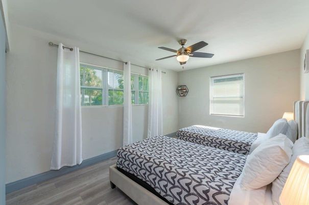 Bedroom, Interior, Wood Texture Flooring