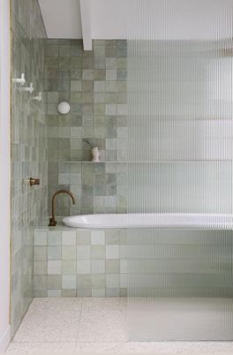 Bathroom, Glass Shower, Interior