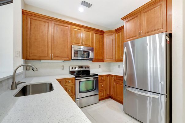 Interior, Kitchen, Recessed Lighting, Stainless Steel Appliances