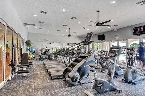 Fitness Equipment, Gym, Interior, Recessed Lighting