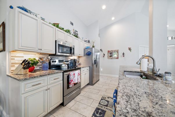 Interior, Kitchen, Recessed Lighting, Stainless Steel Appliances