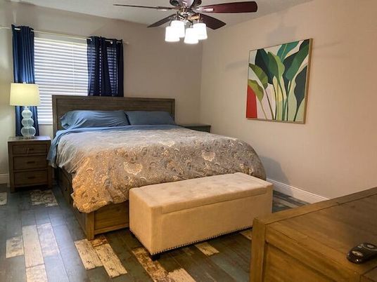 Bedroom, Interior, Wood Texture Flooring