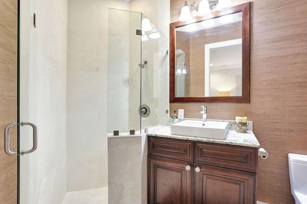 Bathroom, Glass Shower, Interior