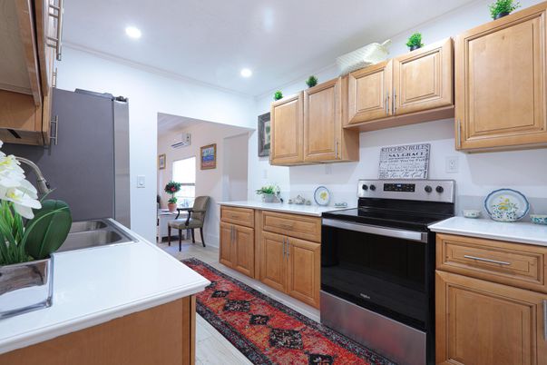 Interior, Kitchen, Recessed Lighting, Stainless Steel Appliances