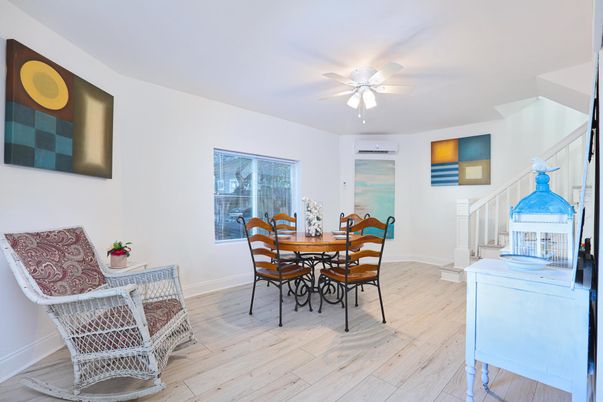 Dining room, Interior, Wood Texture Flooring