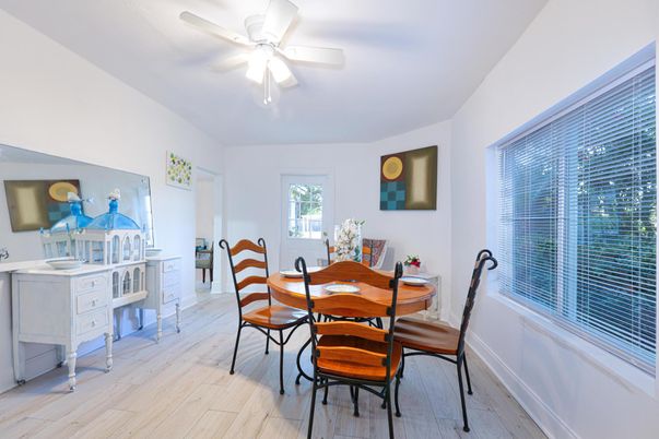 Dining room, Interior, Wood Texture Flooring