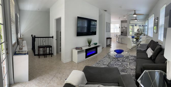 Dining room, Interior, Living room, Recessed Lighting