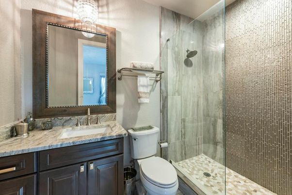 Bathroom, Glass Shower, Interior