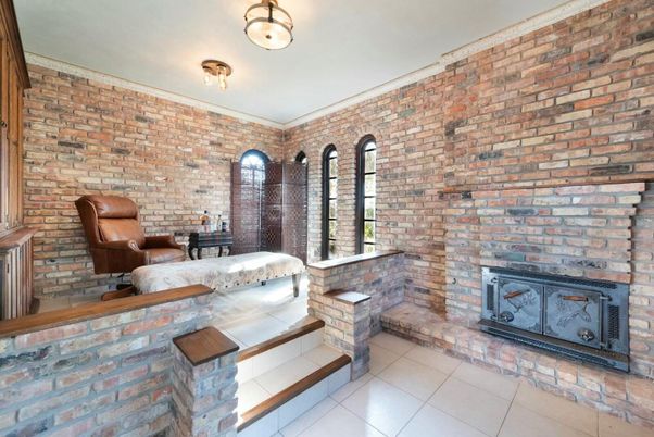 Fireplace, Interior, Stone Walls