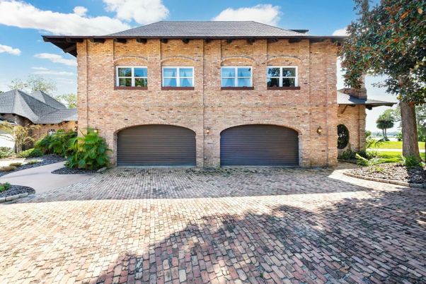 Attached, Exterior, Facade, Brick Facade, French Provincial