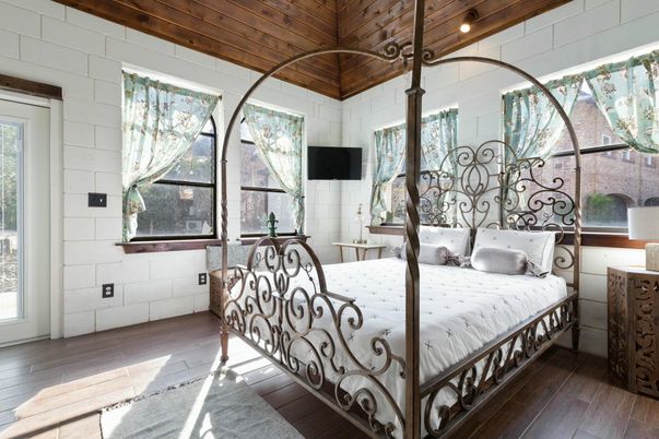 Bedroom, Interior, Wooden Ceilings, Wood Texture Flooring