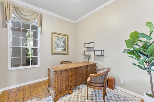 Home Office, Interior, Wood Texture Flooring