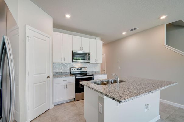 Interior, Kitchen, Recessed Lighting, Stainless Steel Appliances