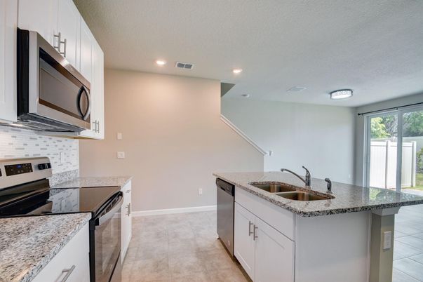 Interior, Kitchen, Recessed Lighting, Stainless Steel Appliances