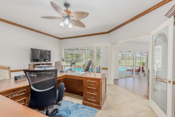 Home Office, Interior, Wood Texture Flooring