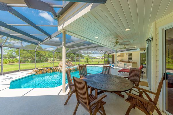 Glass Ceilings, Interior, Pool, Recessed Lighting, Sun Room
