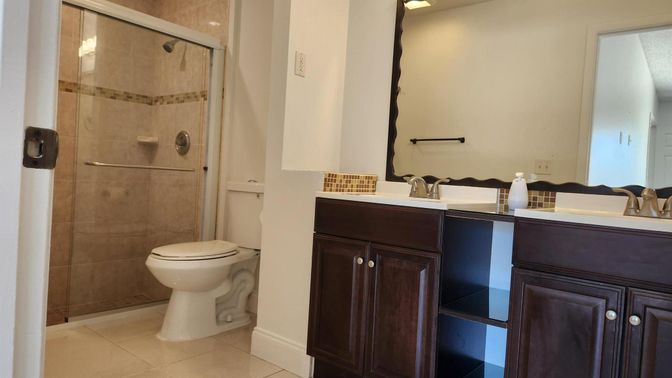Bathroom, Glass Shower, Interior