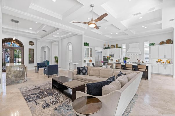 Interior, Kitchen, Living room, Pendant Lights, Recessed Lighting