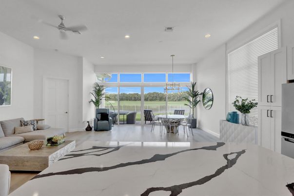 Dining room, Interior, Kitchen, Living room, Pendant Lights, Recessed Lighting