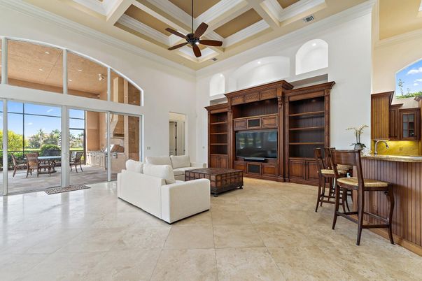 Interior, Living room, Recessed Lighting