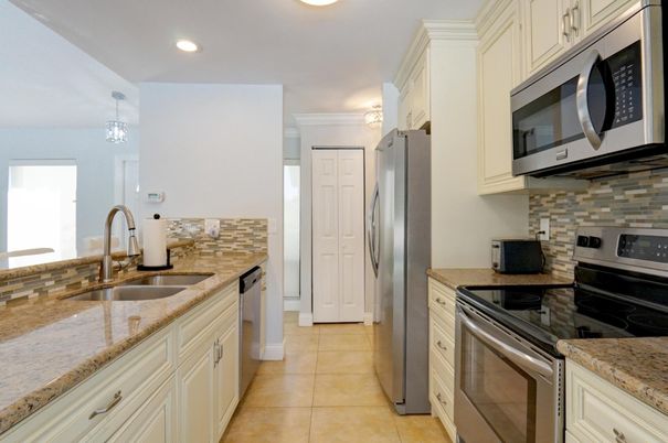 Interior, Kitchen, Recessed Lighting, Stainless Steel Appliances