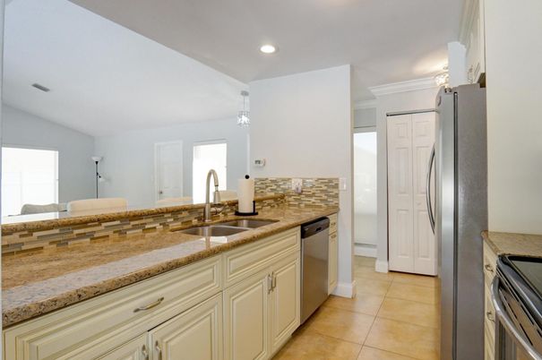 Interior, Kitchen, Recessed Lighting, Stainless Steel Appliances
