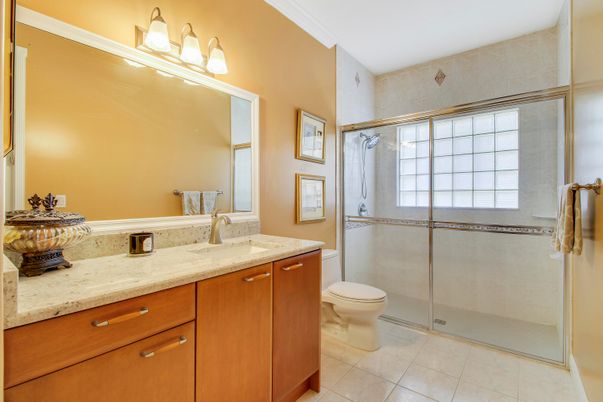 Bathroom, Dual Sink Vanities, Glass Shower, Interior