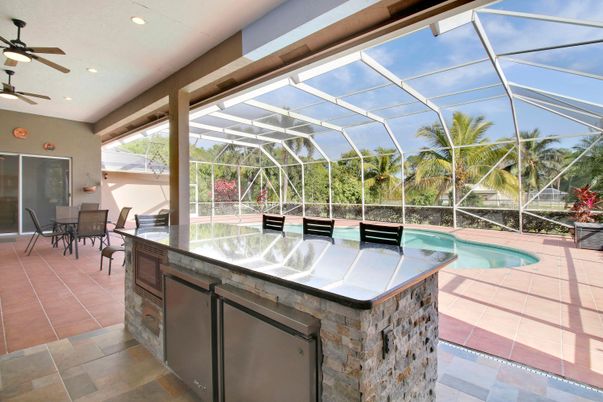 Dining room, Glass Ceilings, Interior, Pool, Recessed Lighting, Sun Room