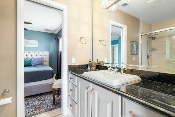 Bathroom, Bedroom, Glass Shower, Interior