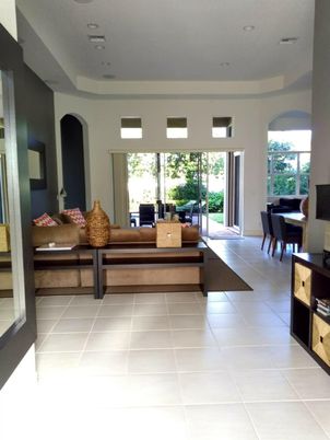 Dining room, Interior, Recessed Lighting