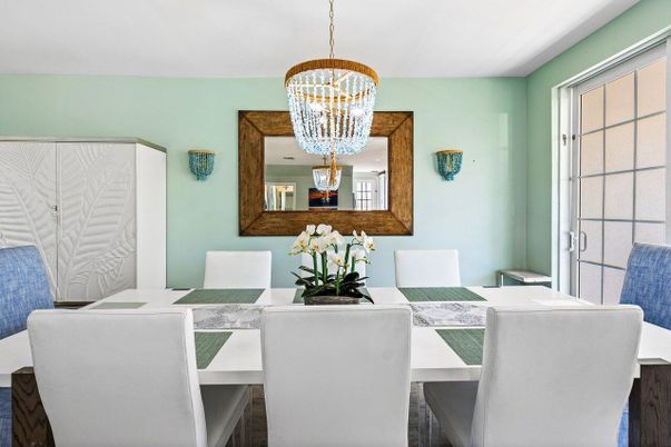 Chandelier, Dining room, Interior