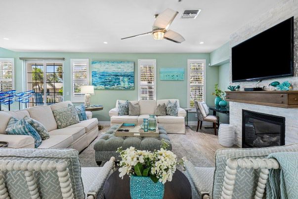 Fireplace, Interior, Living room, Recessed Lighting