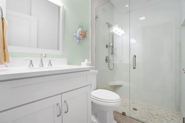 Bathroom, Glass Shower, Interior