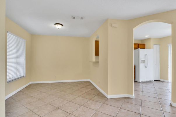 Empty room, Interior, Kitchen, Recessed Lighting
