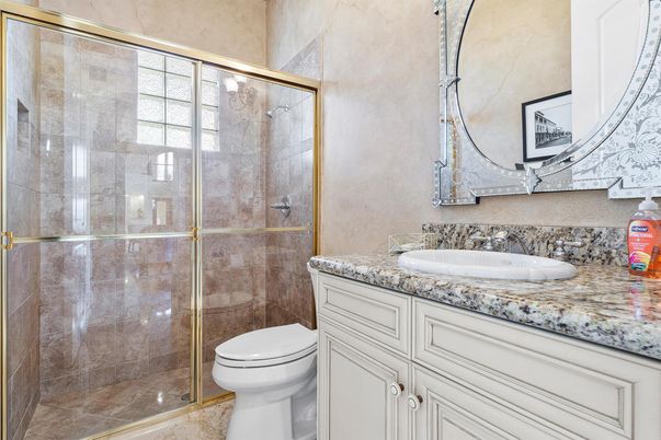 Bathroom, Glass Shower, Interior