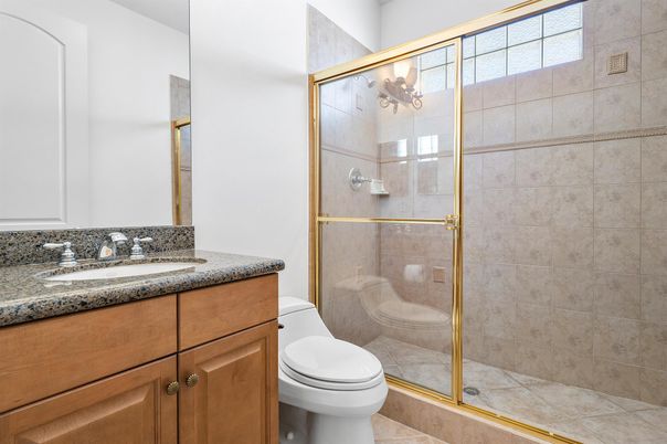 Bathroom, Glass Shower, Interior